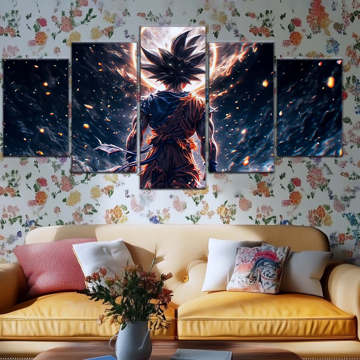 Dragon Ball Wall Art - DR5074 - Goku Power Aura - Dragon Ball Z - Dragon Ball Poster - Dragon Ball Canvas