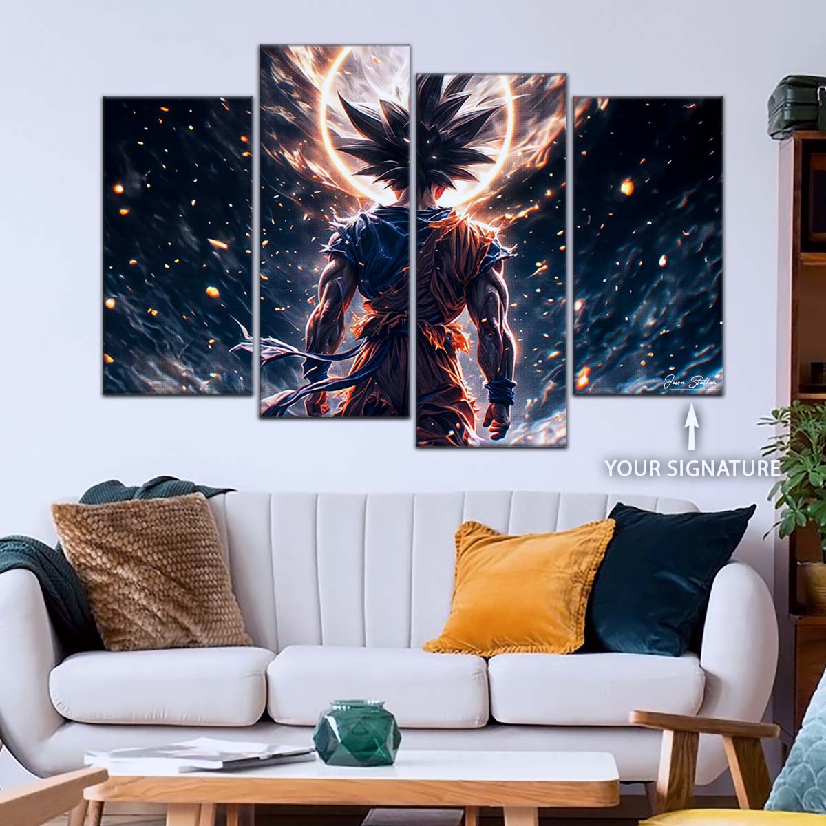 Dragon Ball Wall Art - DR5074 - Goku Power Aura - Dragon Ball Z - Dragon Ball Poster - Dragon Ball Canvas