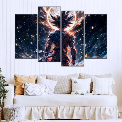 Dragon Ball Wall Art - DR5074 - Goku Power Aura - Dragon Ball Z - Dragon Ball Poster - Dragon Ball Canvas