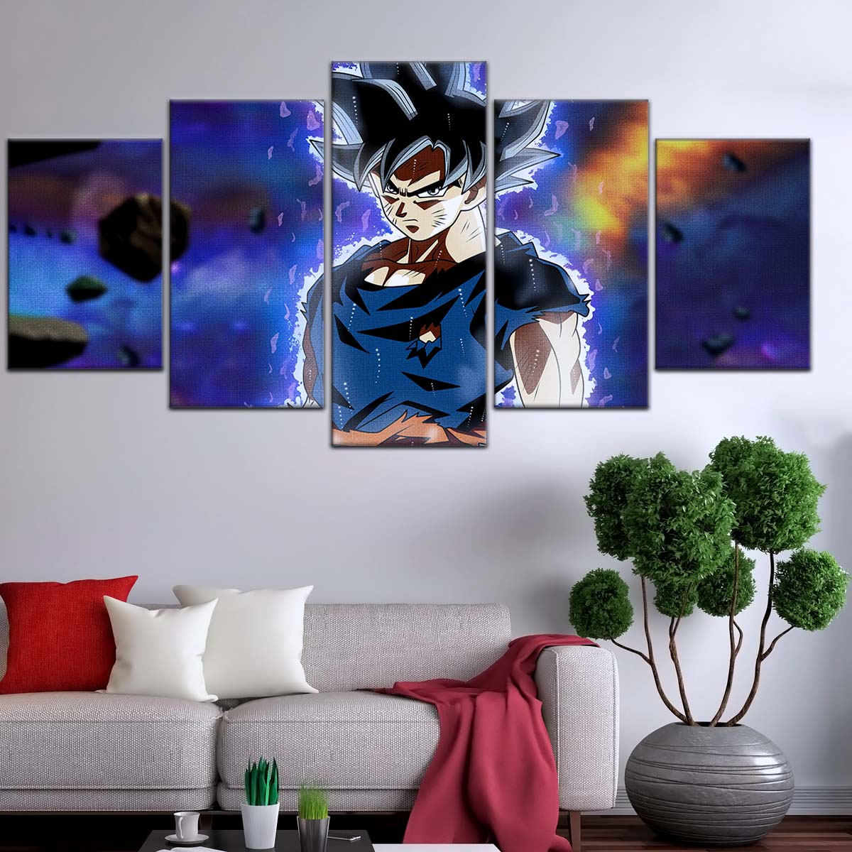 Dragon Ball Wall Art - DR5075 - Goku Unleashed Power - Dragon Ball Super - Dragon Ball Poster - Dragon Ball Canvas