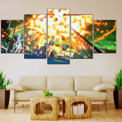 Dragon Ball Wall Art - DR5079 - Goku Vs Frieza In Namek - Dragon Ball Z - Dragon Ball Poster - Dragon Ball Canvas