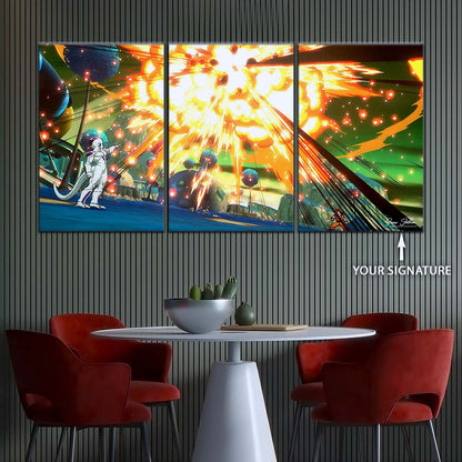 Dragon Ball Wall Art - DR5079 - Goku Vs Frieza In Namek - Dragon Ball Z - Dragon Ball Poster - Dragon Ball Canvas