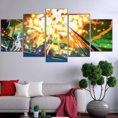 Dragon Ball Wall Art - DR5079 - Goku Vs Frieza In Namek - Dragon Ball Z - Dragon Ball Poster - Dragon Ball Canvas