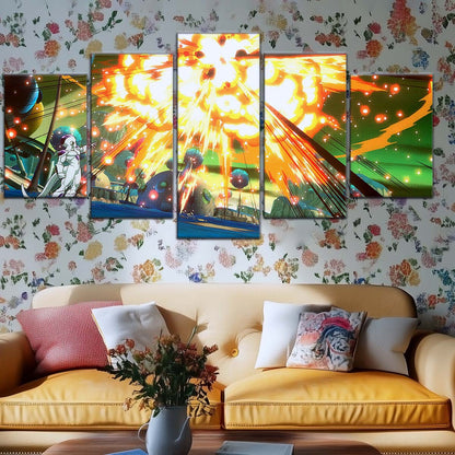 Dragon Ball Wall Art - DR5079 - Goku Vs Frieza In Namek - Dragon Ball Z - Dragon Ball Poster - Dragon Ball Canvas