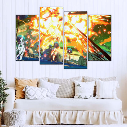 Dragon Ball Wall Art - DR5079 - Goku Vs Frieza In Namek - Dragon Ball Z - Dragon Ball Poster - Dragon Ball Canvas