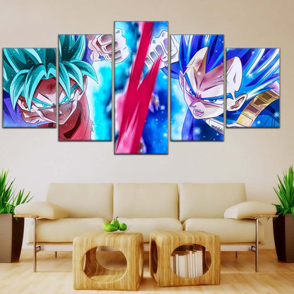 Dragon Ball Wall Art - DR5080 - Goku vs Vegeta Showdown - Dragon Ball Super - Dragon Ball Poster - Dragon Ball Canvas