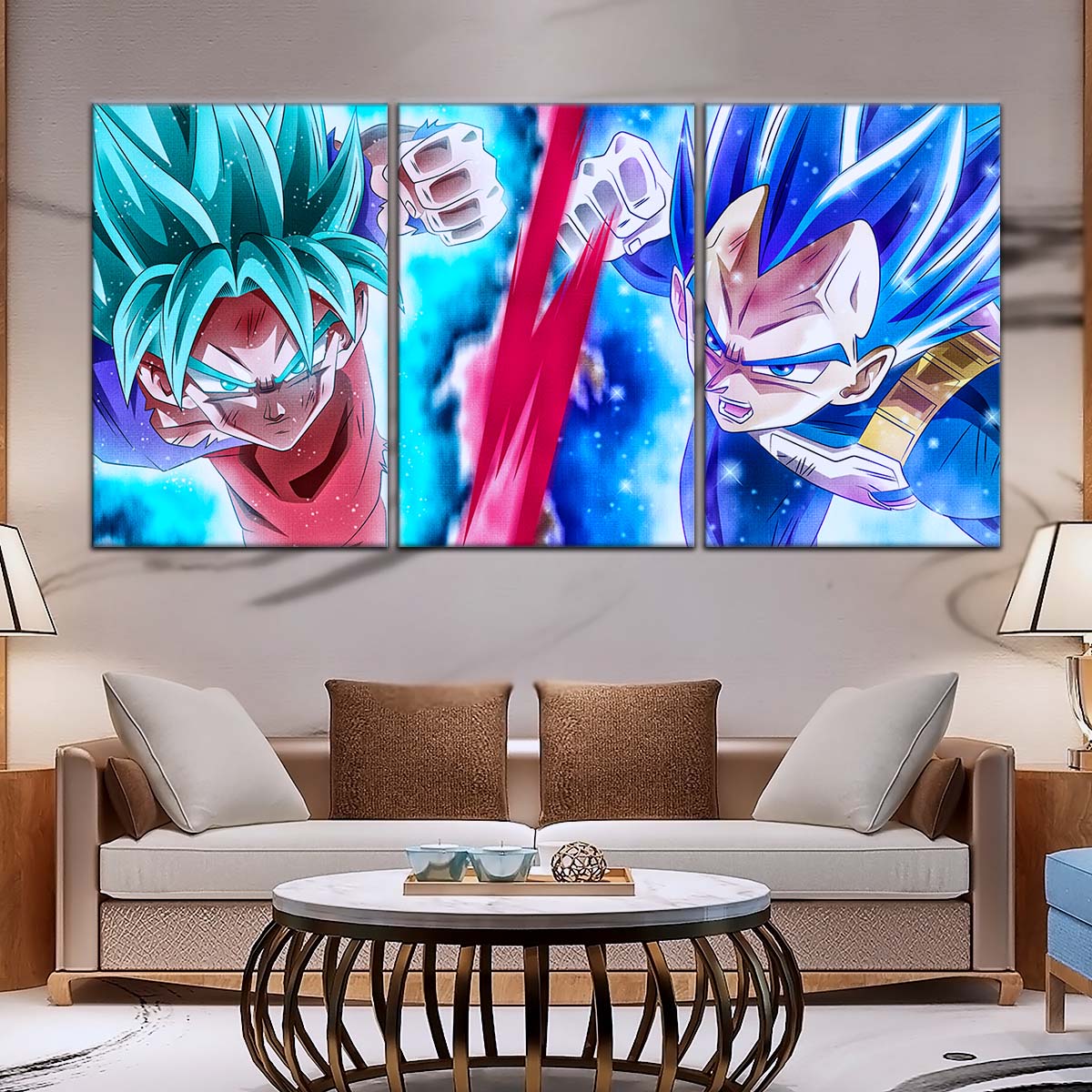 Dragon Ball Wall Art - DR5080 - Goku vs Vegeta Showdown - Dragon Ball Super - Dragon Ball Poster - Dragon Ball Canvas