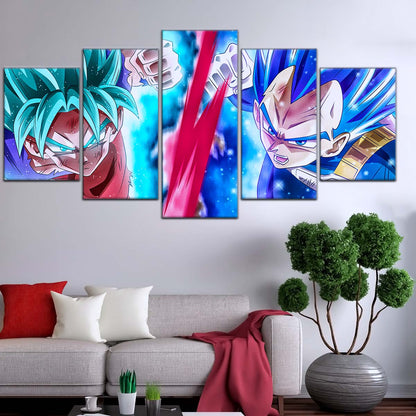 Dragon Ball Wall Art - DR5080 - Goku vs Vegeta Showdown - Dragon Ball Super - Dragon Ball Poster - Dragon Ball Canvas