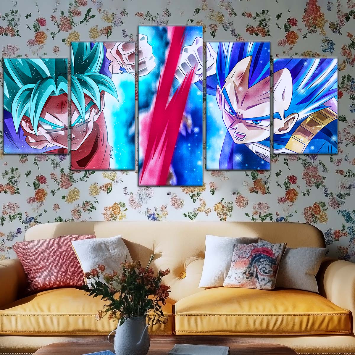Dragon Ball Wall Art - DR5080 - Goku vs Vegeta Showdown - Dragon Ball Super - Dragon Ball Poster - Dragon Ball Canvas