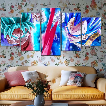 Dragon Ball Wall Art - DR5080 - Goku vs Vegeta Showdown - Dragon Ball Super - Dragon Ball Poster - Dragon Ball Canvas
