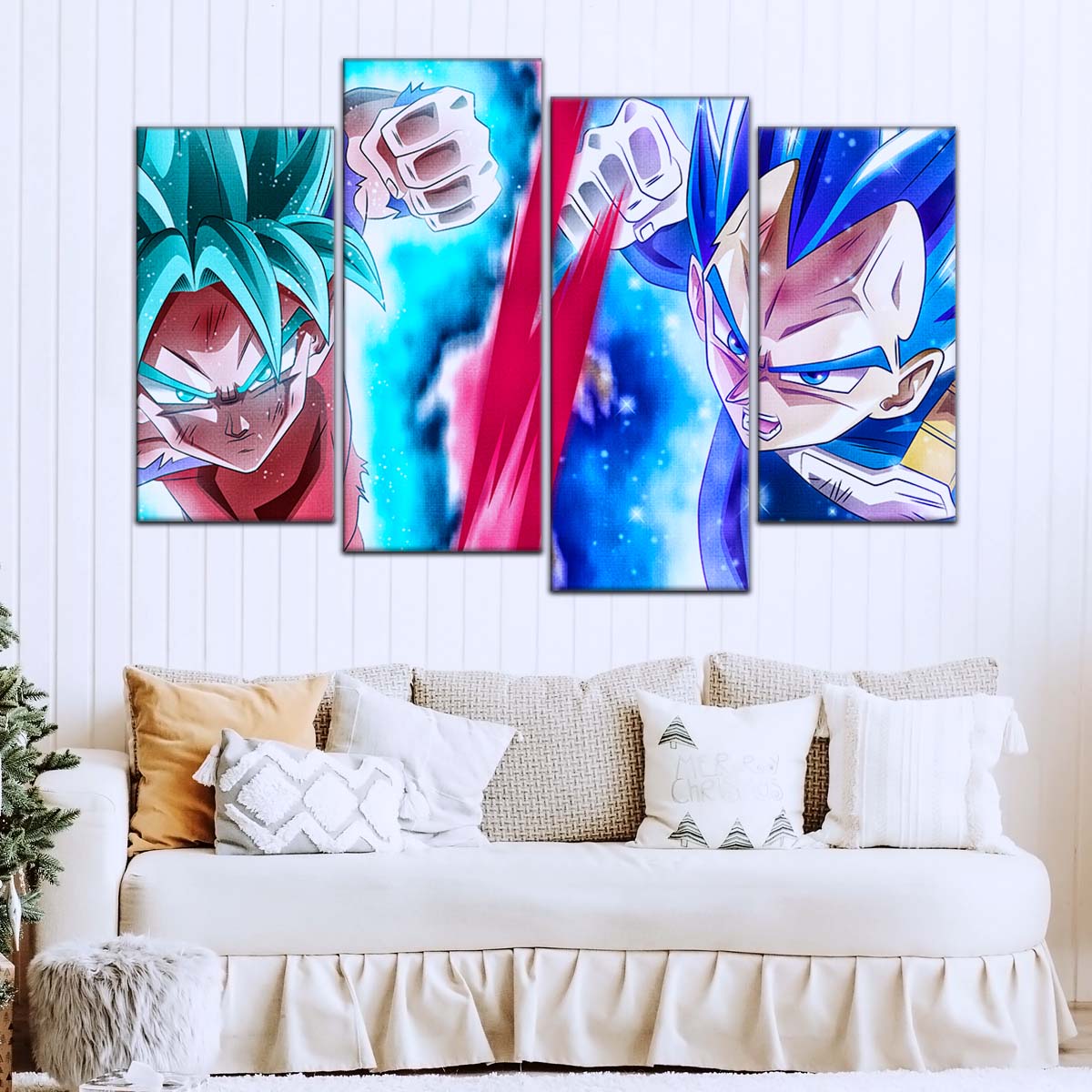 Dragon Ball Wall Art - DR5080 - Goku vs Vegeta Showdown - Dragon Ball Super - Dragon Ball Poster - Dragon Ball Canvas