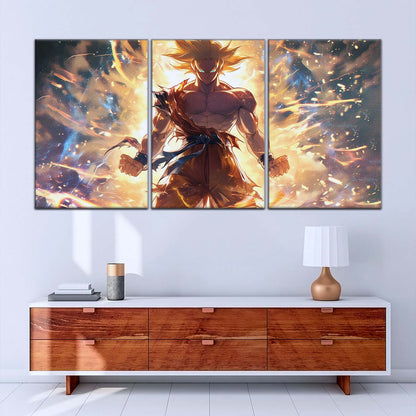 Dragon Ball Wall Art - DR5082 - Goku's Super Saiyan Aura - Dragon Ball Z - Dragon Ball Poster - Dragon Ball Canvas