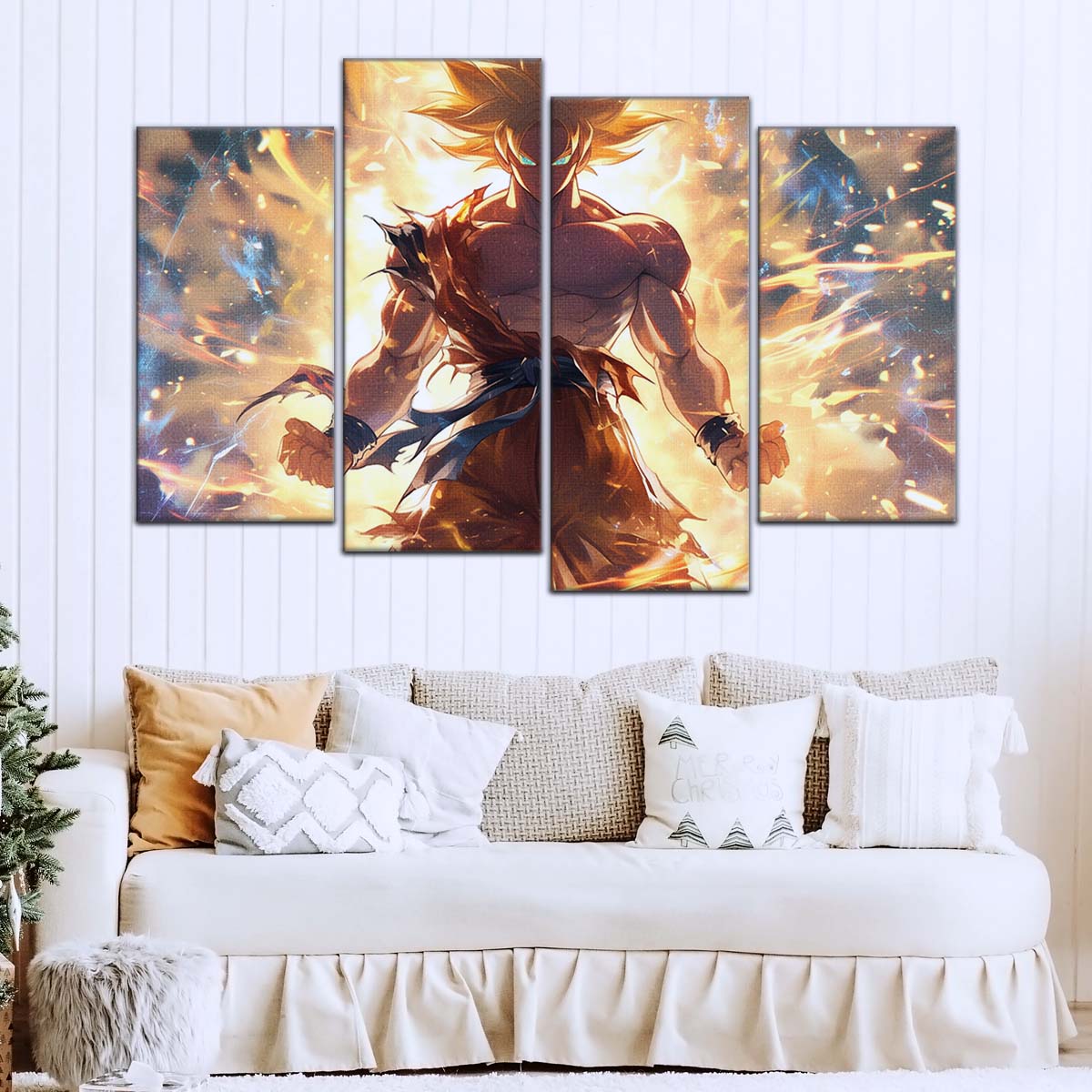 Dragon Ball Wall Art - DR5082 - Goku's Super Saiyan Aura - Dragon Ball Z - Dragon Ball Poster - Dragon Ball Canvas