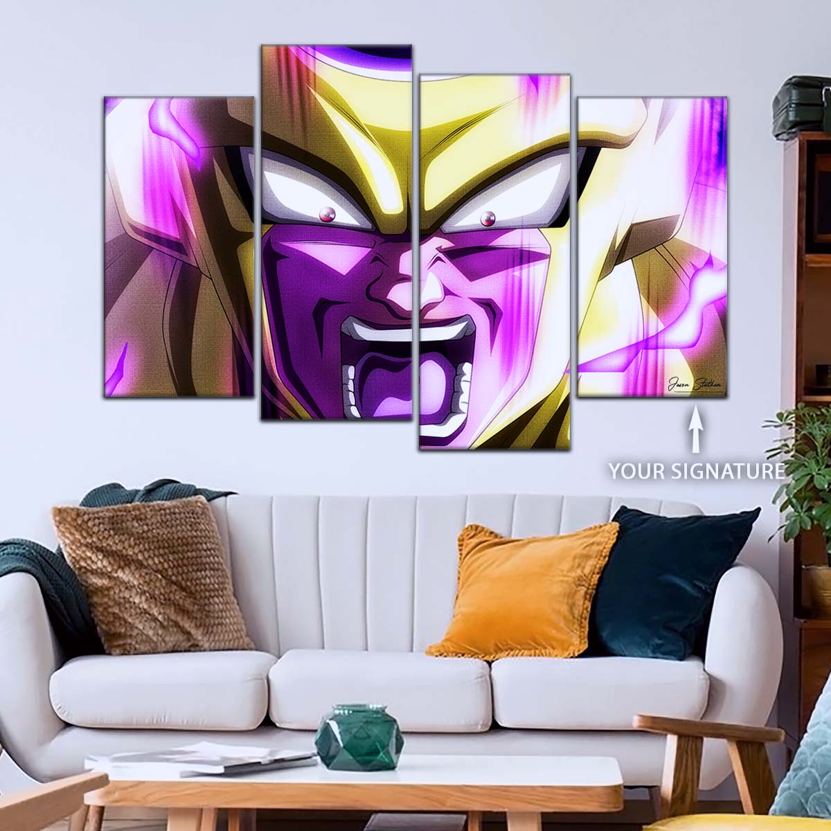 Dragon Ball Wall Art - DR5083 - Golden Frieza - Dragon Ball Super - Dragon Ball Poster - Dragon Ball Canvas