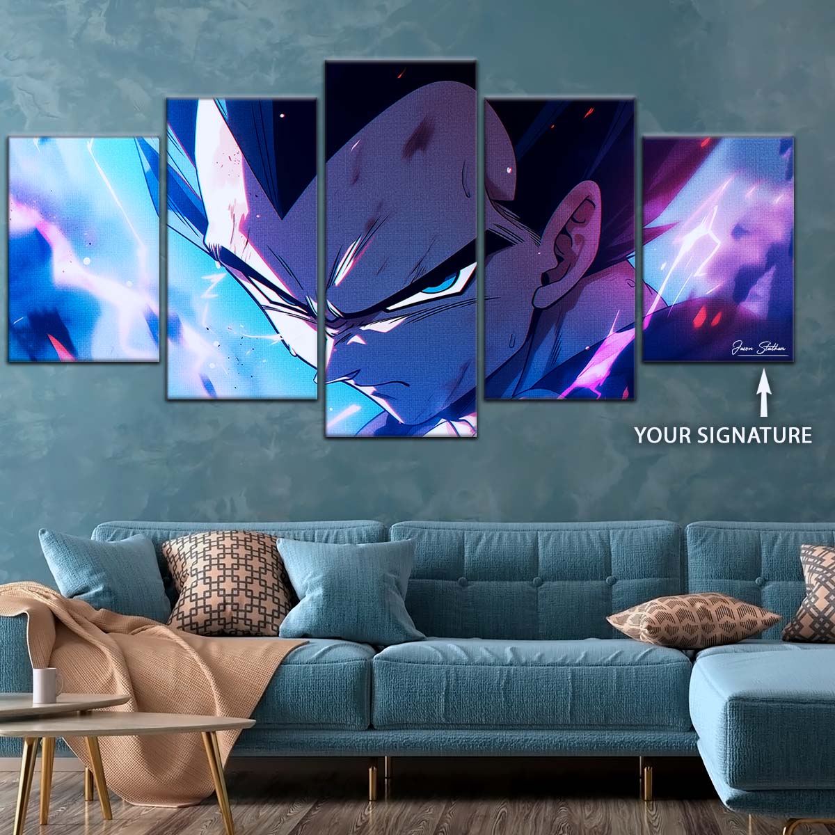 Dragon Ball Wall Art - DR5086 - Intense Vegeta - Dragon Ball Z - Dragon Ball Poster - Dragon Ball Canvas