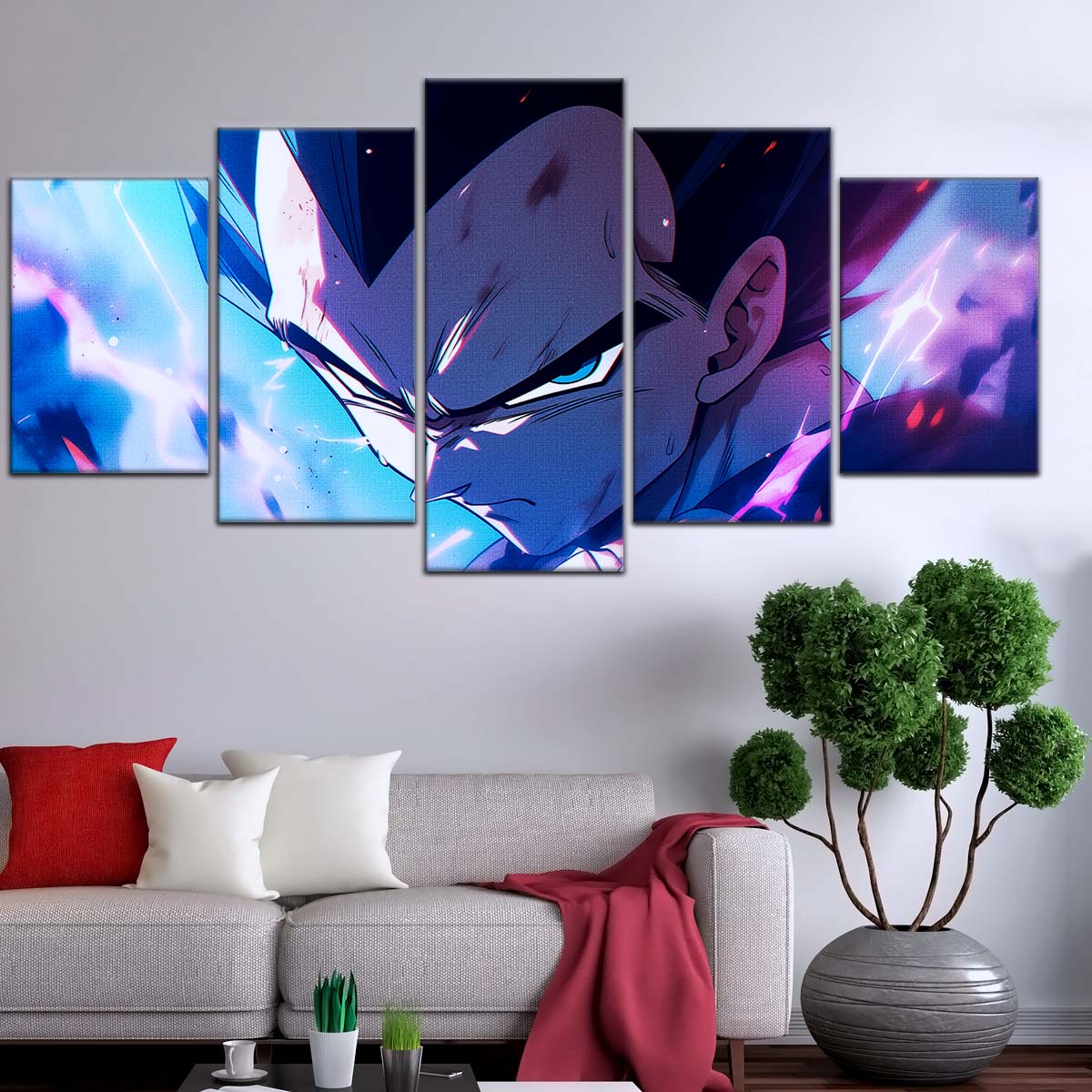 Dragon Ball Wall Art - DR5086 - Intense Vegeta - Dragon Ball Z - Dragon Ball Poster - Dragon Ball Canvas