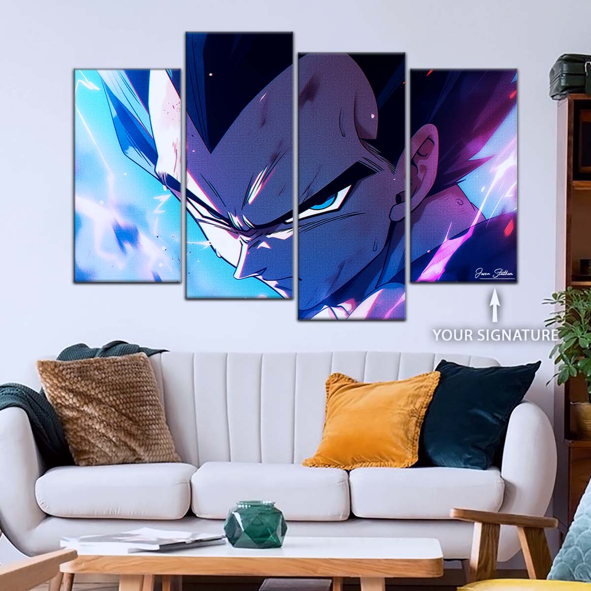 Dragon Ball Wall Art - DR5086 - Intense Vegeta - Dragon Ball Z - Dragon Ball Poster - Dragon Ball Canvas