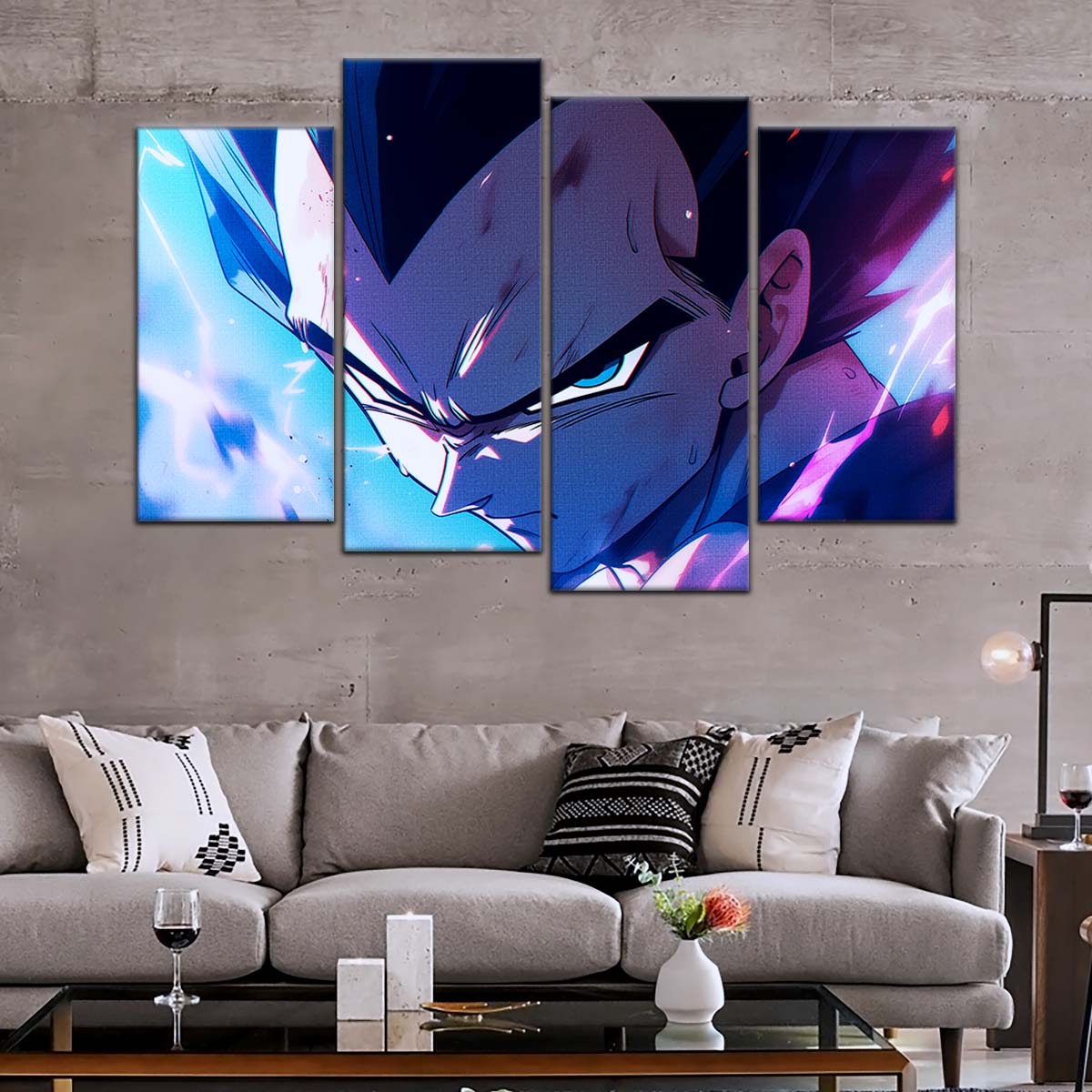 Dragon Ball Wall Art - DR5086 - Intense Vegeta - Dragon Ball Z - Dragon Ball Poster - Dragon Ball Canvas