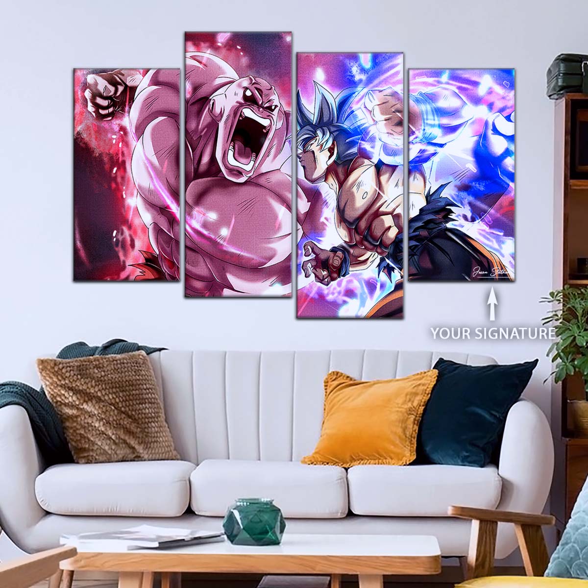 Dragon Ball Wall Art - DR5087 - Jiren Vs Goku - Dragon Ball Super - Dragon Ball Poster - Dragon Ball Canvas