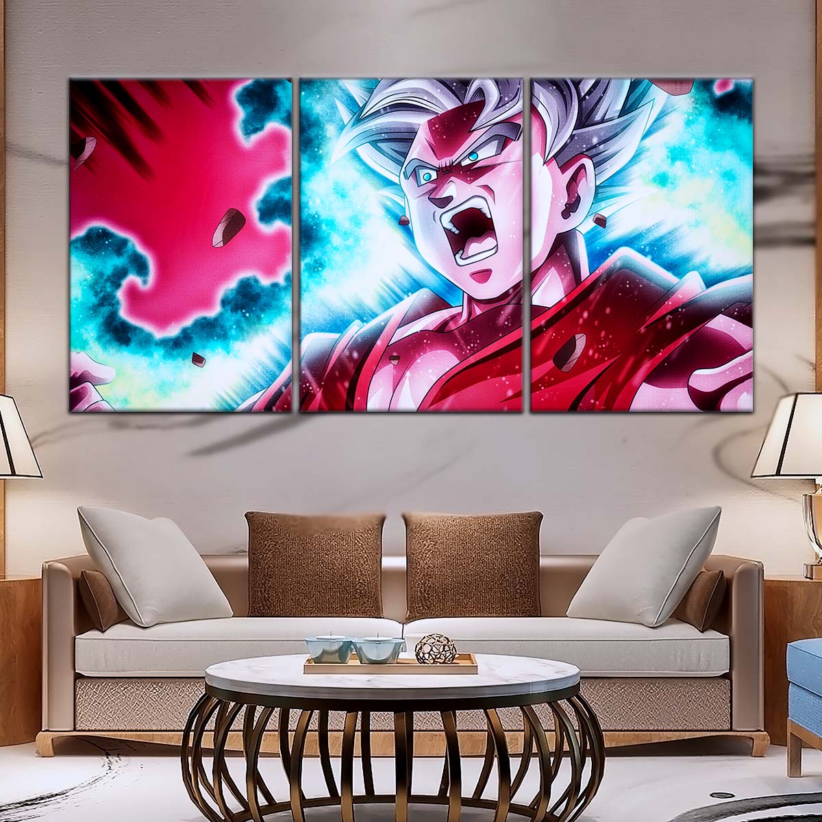 Dragon Ball Wall Art - DR5088 - Mastered Ultra Instinct Goku - Dragon Ball Super - Dragon Ball Poster - Dragon Ball Canvas
