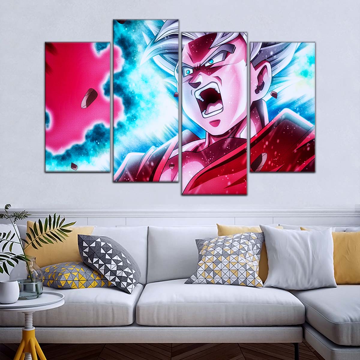 Dragon Ball Wall Art - DR5088 - Mastered Ultra Instinct Goku - Dragon Ball Super - Dragon Ball Poster - Dragon Ball Canvas
