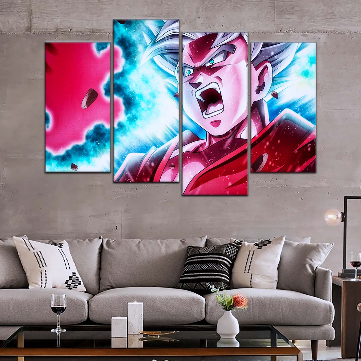 Dragon Ball Wall Art - DR5088 - Mastered Ultra Instinct Goku - Dragon Ball Super - Dragon Ball Poster - Dragon Ball Canvas