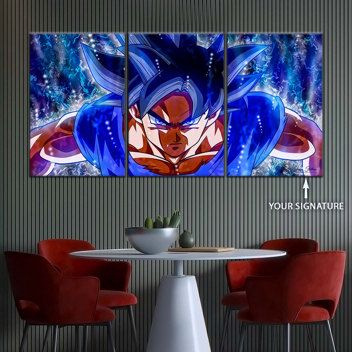 Dragon Ball Wall Art - DR5089 - Mastered Ultra Instinct Goku - Dragon Ball Super - Dragon Ball Poster - Dragon Ball Canvas