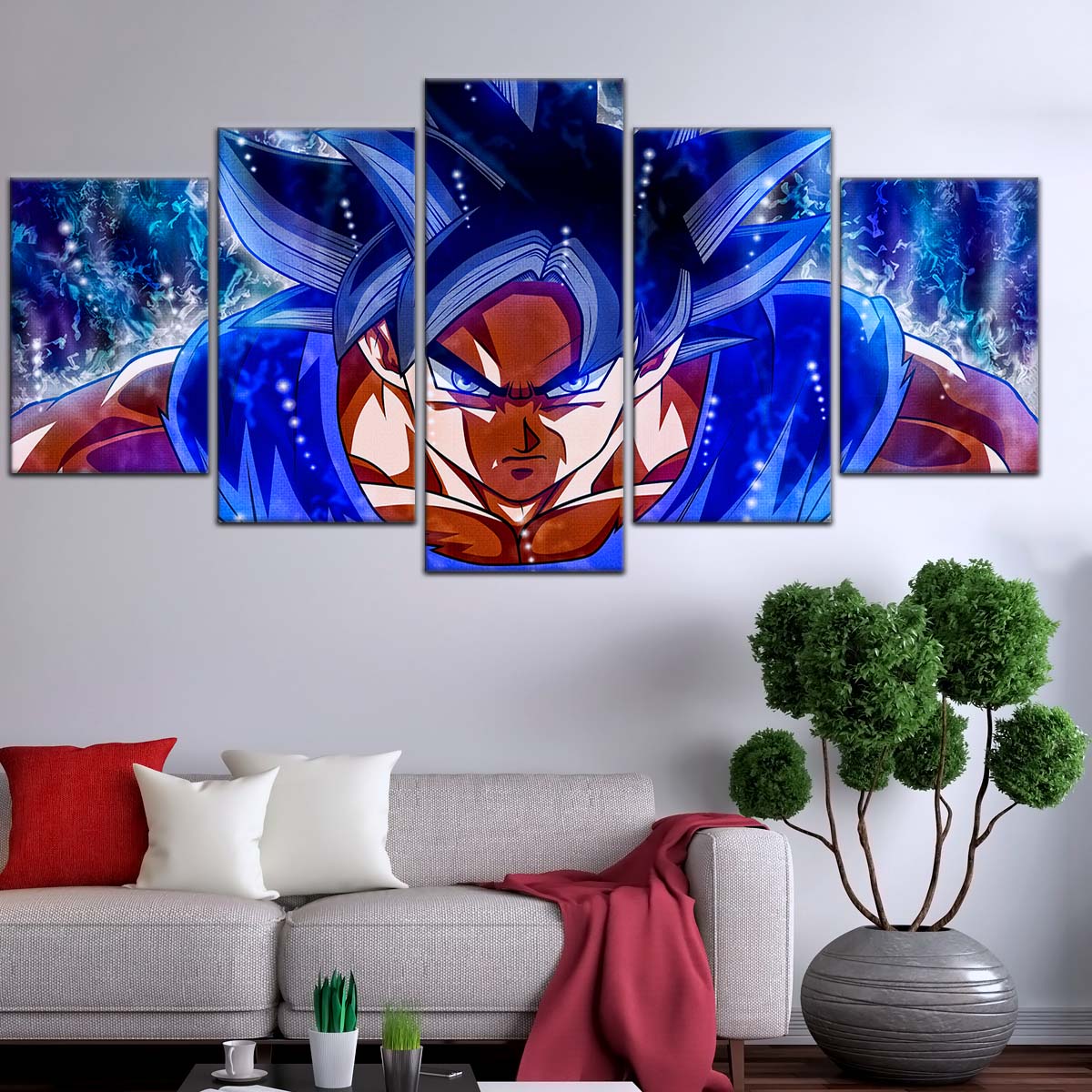 Dragon Ball Wall Art - DR5089 - Mastered Ultra Instinct Goku - Dragon Ball Super - Dragon Ball Poster - Dragon Ball Canvas