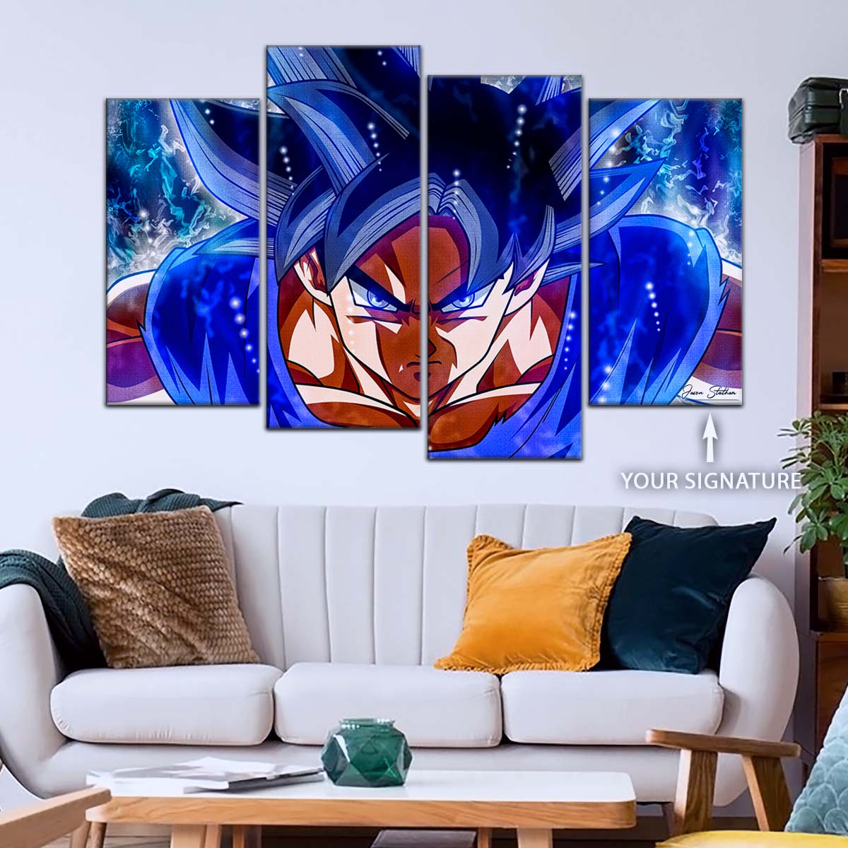 Dragon Ball Wall Art - DR5089 - Mastered Ultra Instinct Goku - Dragon Ball Super - Dragon Ball Poster - Dragon Ball Canvas