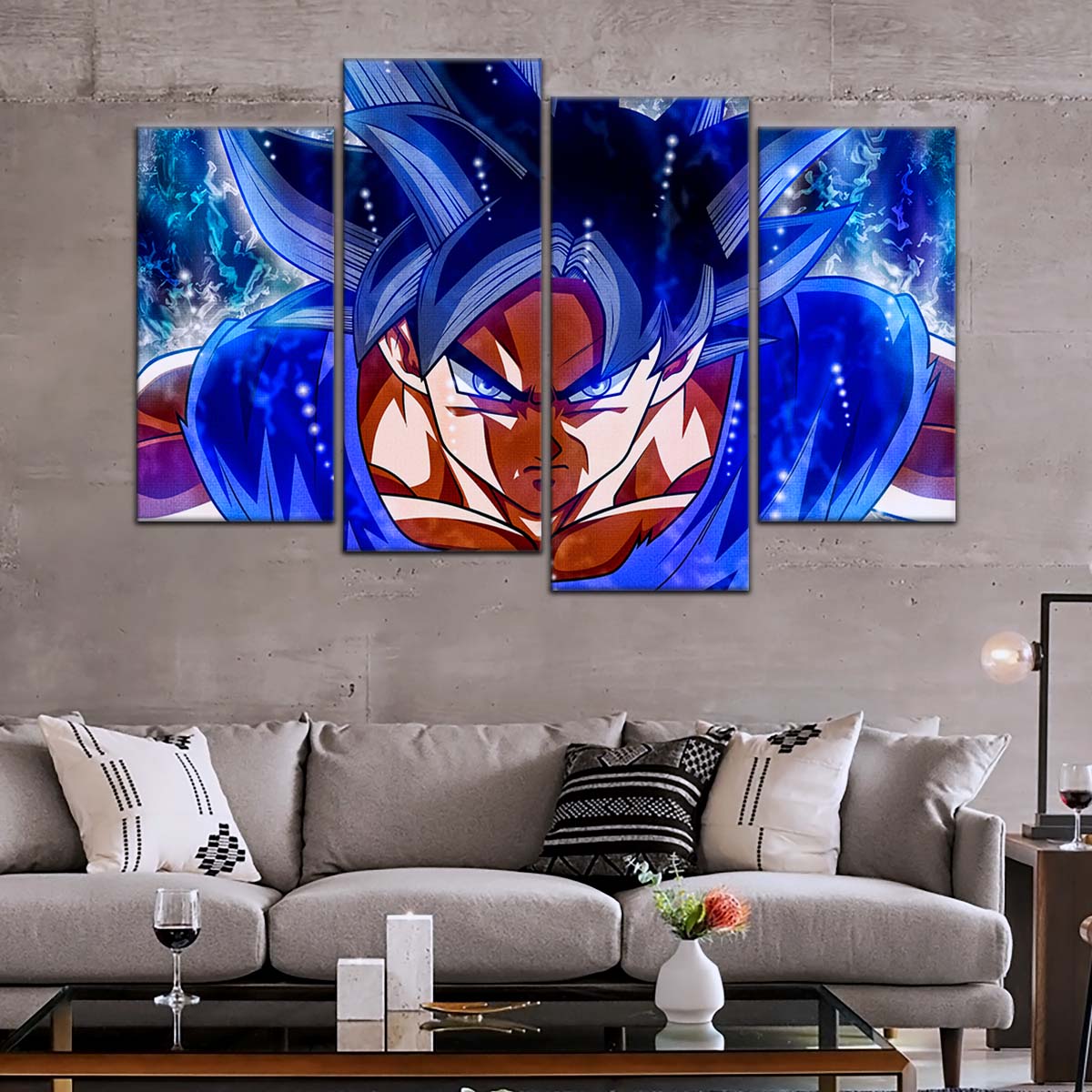 Dragon Ball Wall Art - DR5089 - Mastered Ultra Instinct Goku - Dragon Ball Super - Dragon Ball Poster - Dragon Ball Canvas