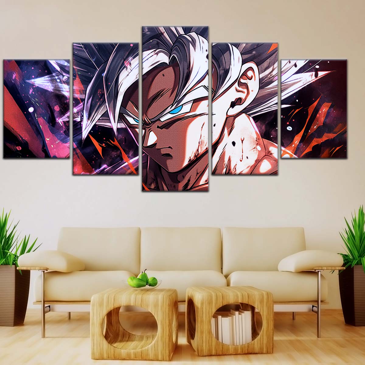 Dragon Ball Wall Art - DR5091 - Mastered Ultra Instinct Goku - Dragon Ball Super - Dragon Ball Poster - Dragon Ball Canvas