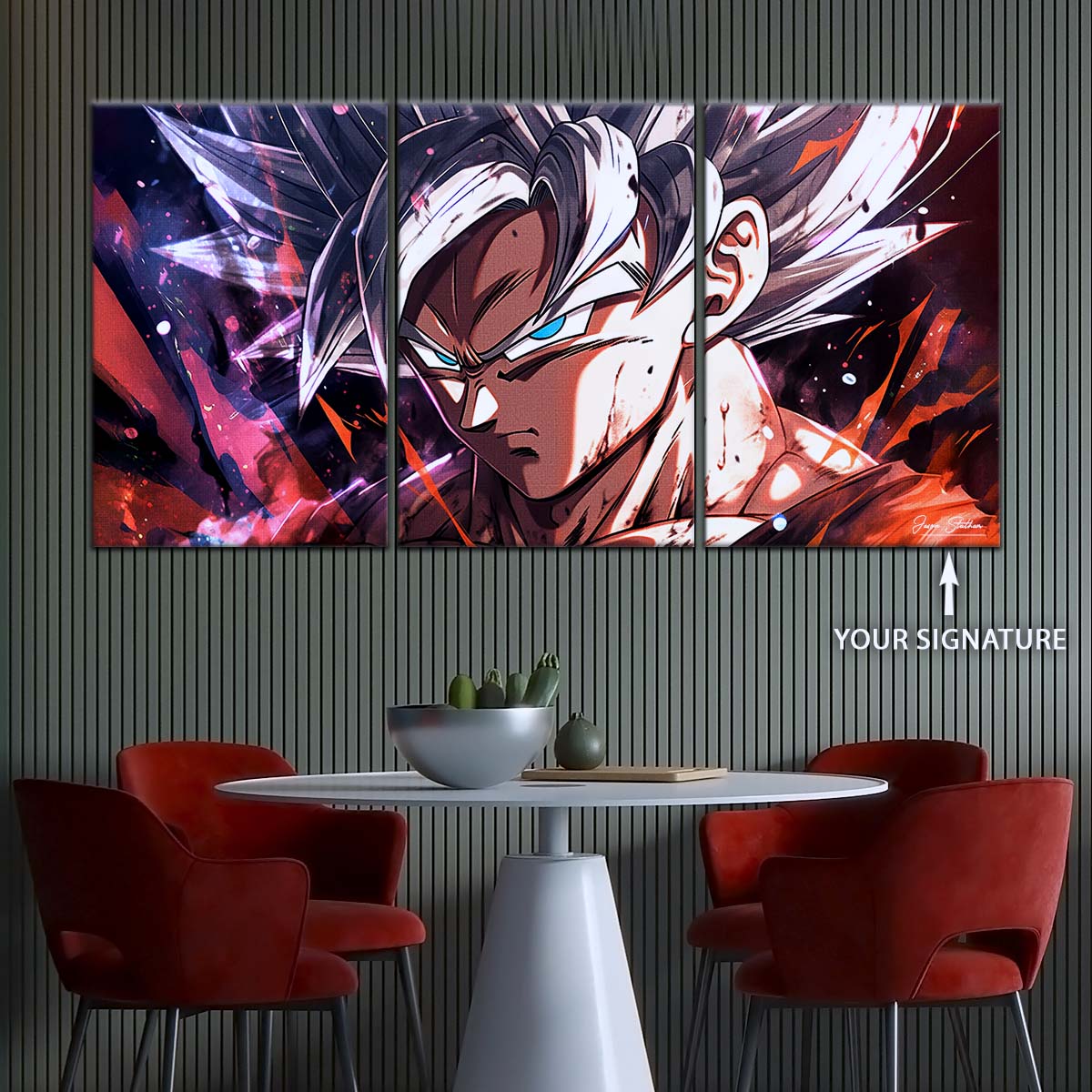 Dragon Ball Wall Art - DR5091 - Mastered Ultra Instinct Goku - Dragon Ball Super - Dragon Ball Poster - Dragon Ball Canvas