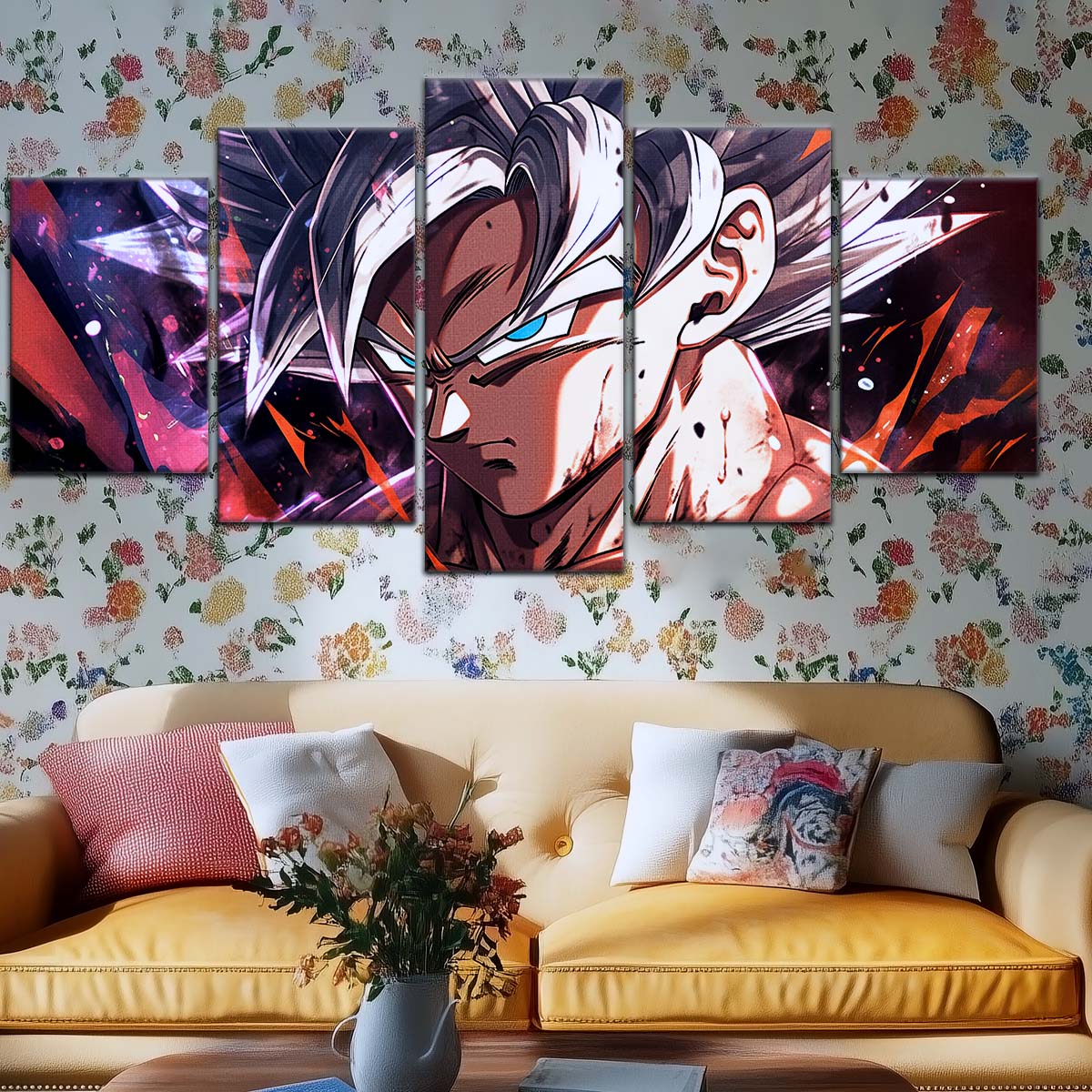 Dragon Ball Wall Art - DR5091 - Mastered Ultra Instinct Goku - Dragon Ball Super - Dragon Ball Poster - Dragon Ball Canvas