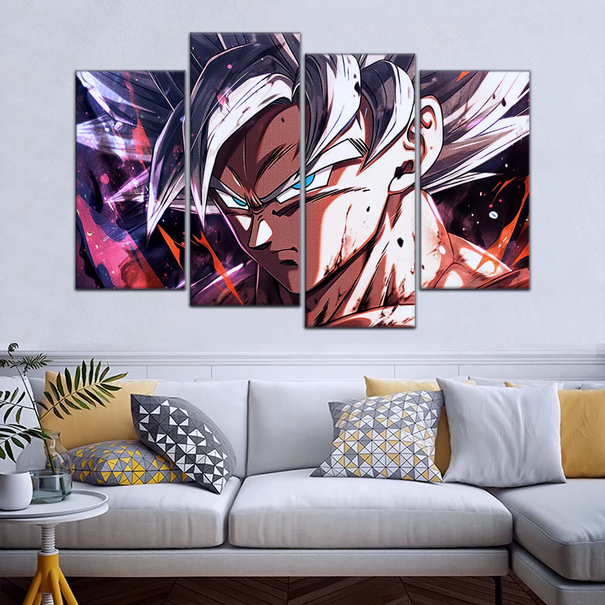 Dragon Ball Wall Art - DR5091 - Mastered Ultra Instinct Goku - Dragon Ball Super - Dragon Ball Poster - Dragon Ball Canvas