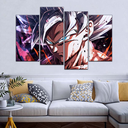 Dragon Ball Wall Art - DR5091 - Mastered Ultra Instinct Goku - Dragon Ball Super - Dragon Ball Poster - Dragon Ball Canvas