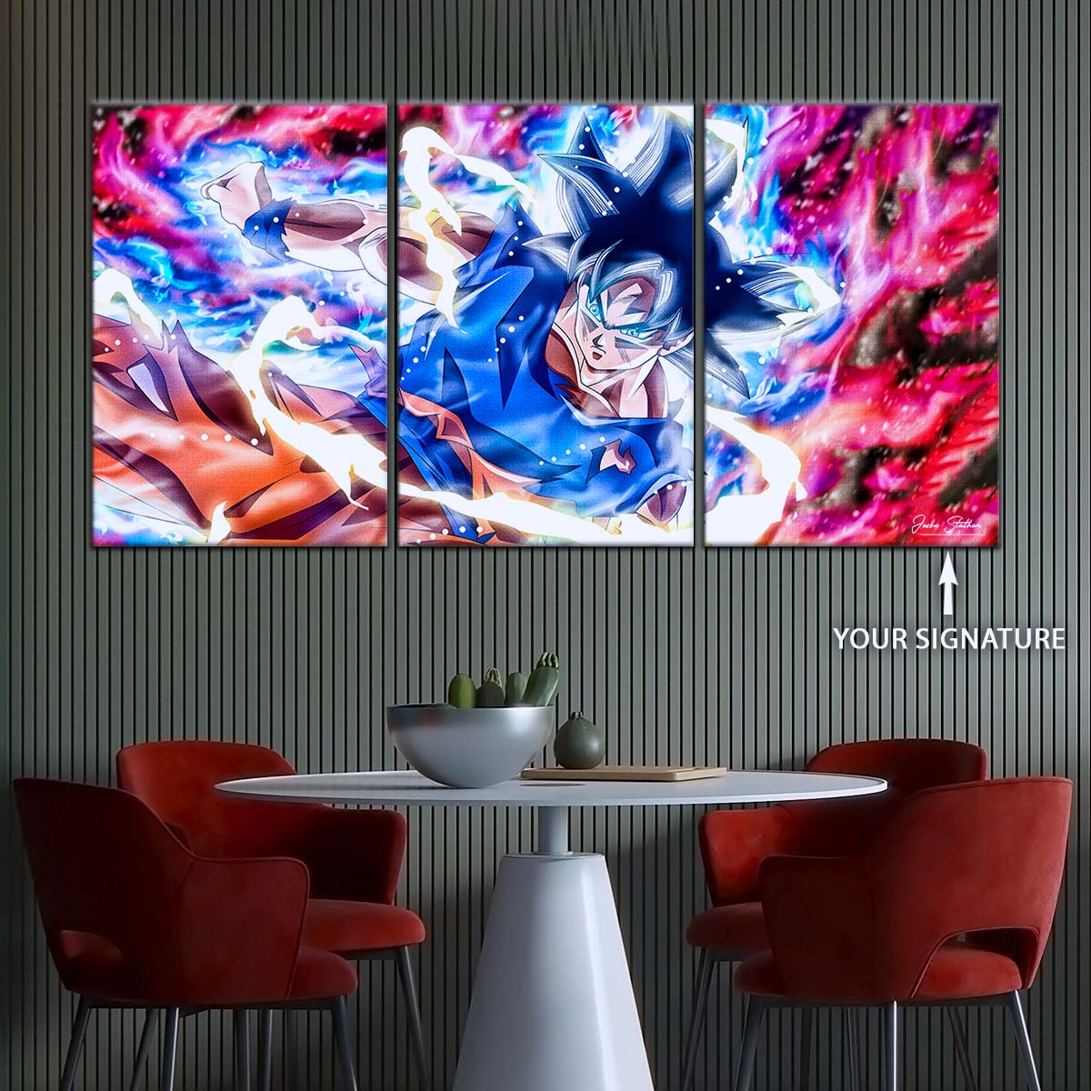 Dragon Ball Wall Art - DR5092 - Mastered Ultra Instinct Goku - Dragon Ball Super - Dragon Ball Poster - Dragon Ball Canvas