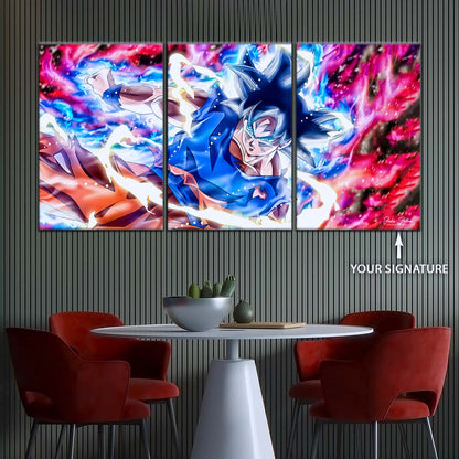Dragon Ball Wall Art - DR5092 - Mastered Ultra Instinct Goku - Dragon Ball Super - Dragon Ball Poster - Dragon Ball Canvas