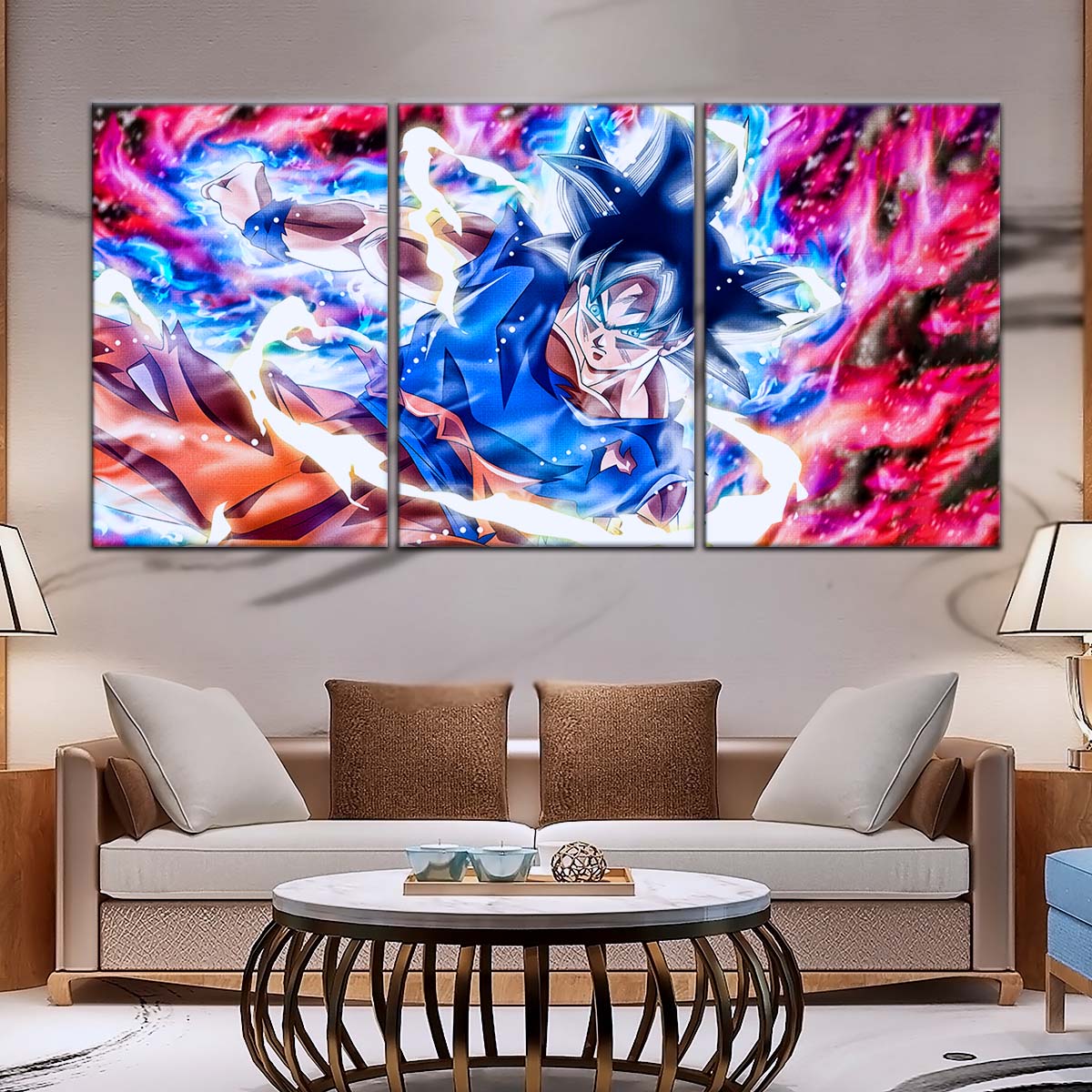 Dragon Ball Wall Art - DR5092 - Mastered Ultra Instinct Goku - Dragon Ball Super - Dragon Ball Poster - Dragon Ball Canvas