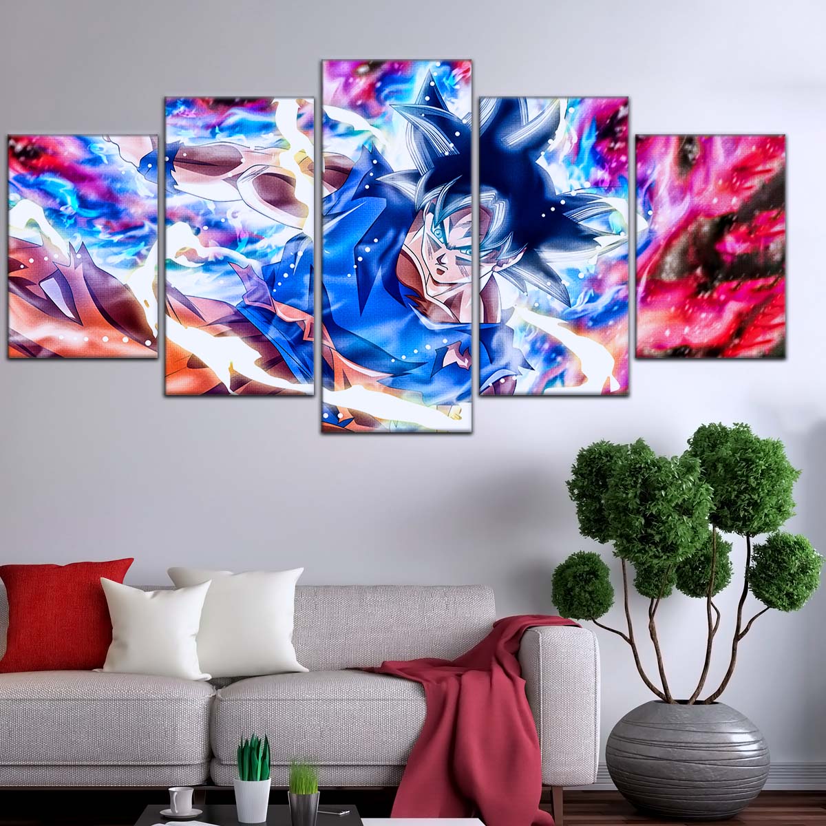 Dragon Ball Wall Art - DR5092 - Mastered Ultra Instinct Goku - Dragon Ball Super - Dragon Ball Poster - Dragon Ball Canvas