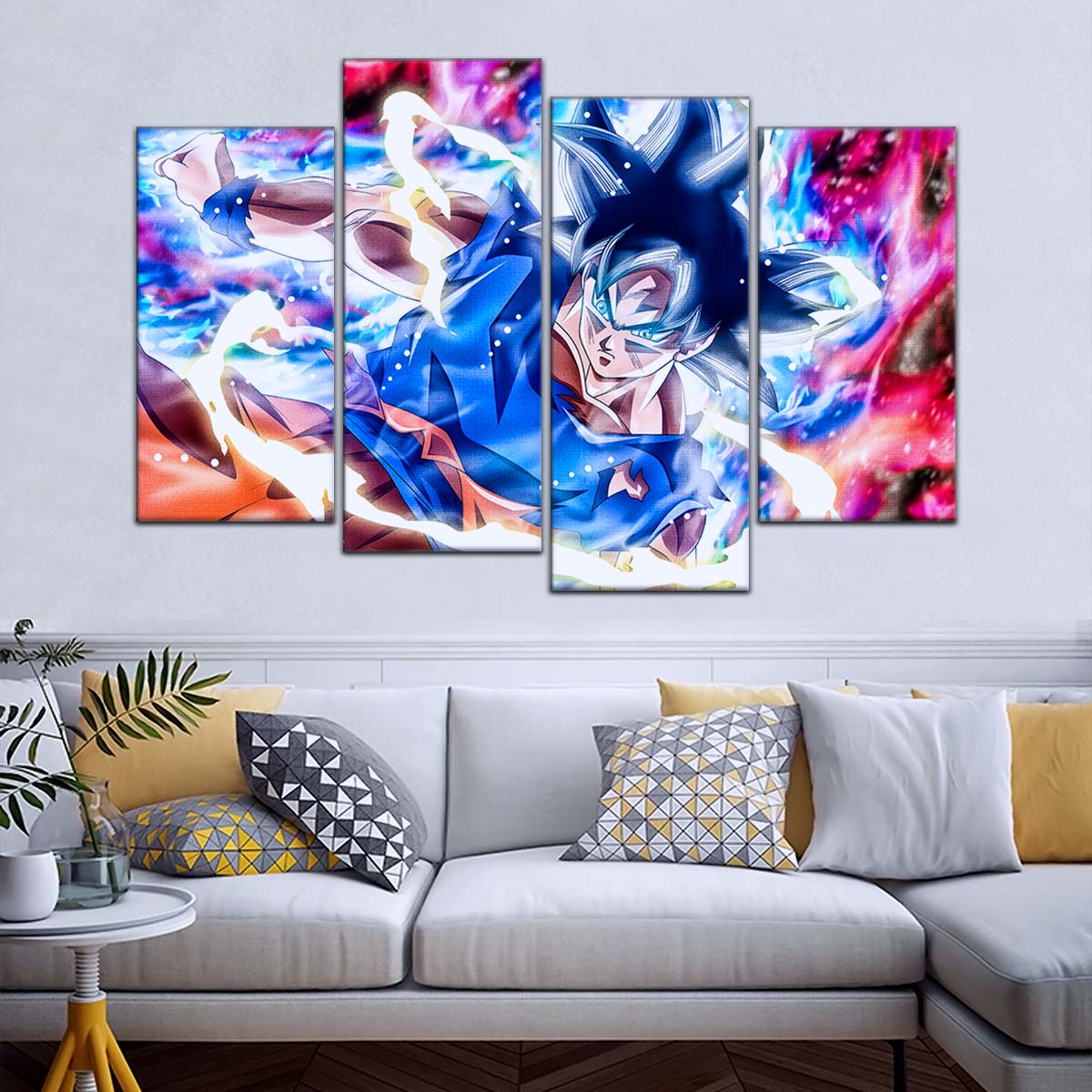 Dragon Ball Wall Art - DR5092 - Mastered Ultra Instinct Goku - Dragon Ball Super - Dragon Ball Poster - Dragon Ball Canvas