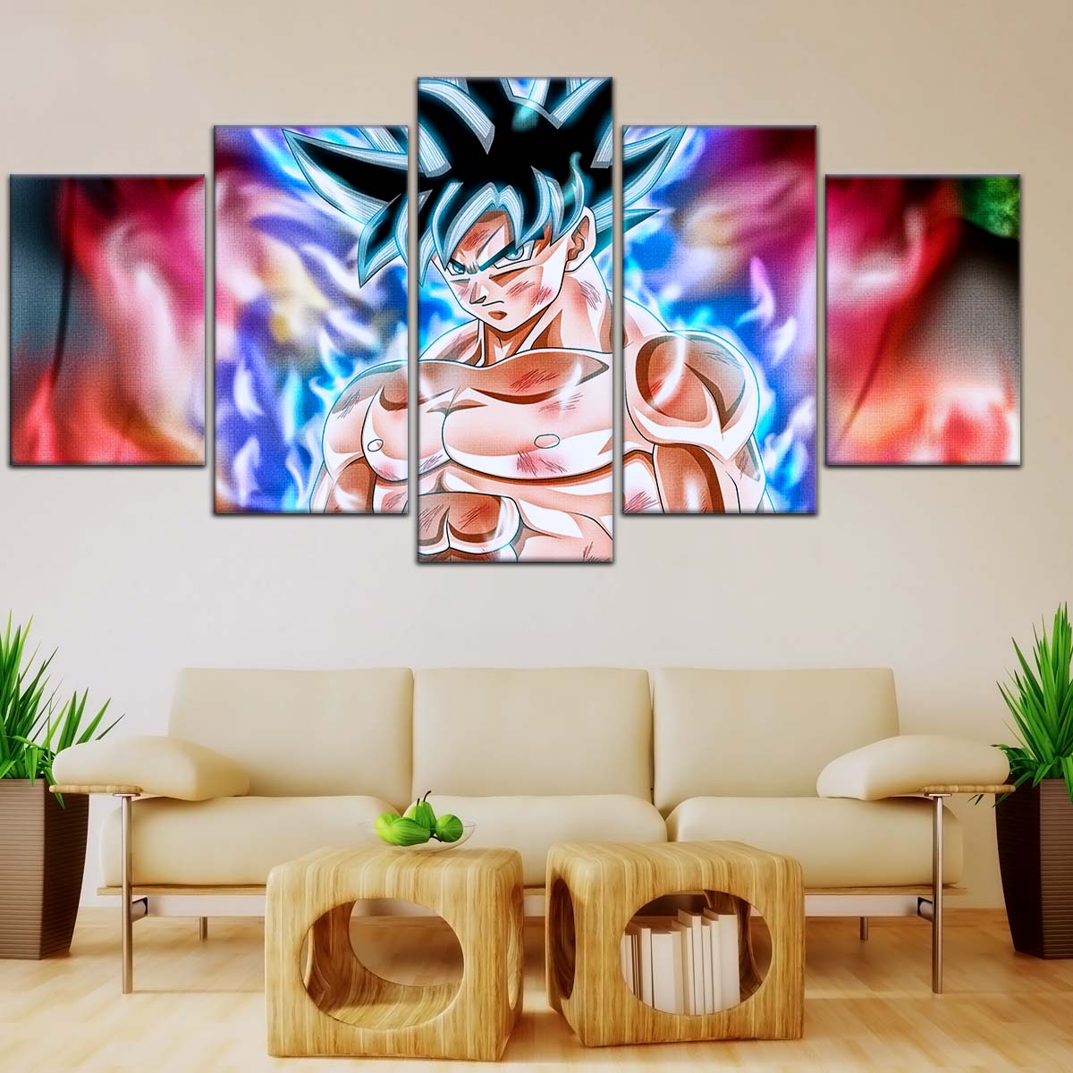 Dragon Ball Wall Art - DR5093 - Mastered Ultra Instinct Goku - Dragon Ball Super - Dragon Ball Poster - Dragon Ball Canvas