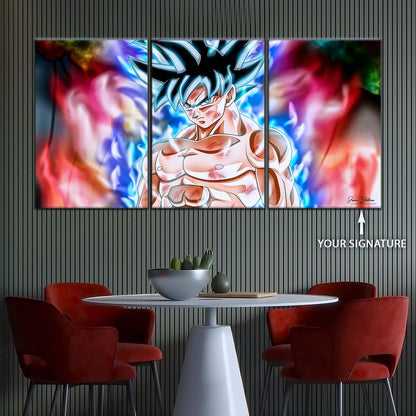 Dragon Ball Wall Art - DR5093 - Mastered Ultra Instinct Goku - Dragon Ball Super - Dragon Ball Poster - Dragon Ball Canvas