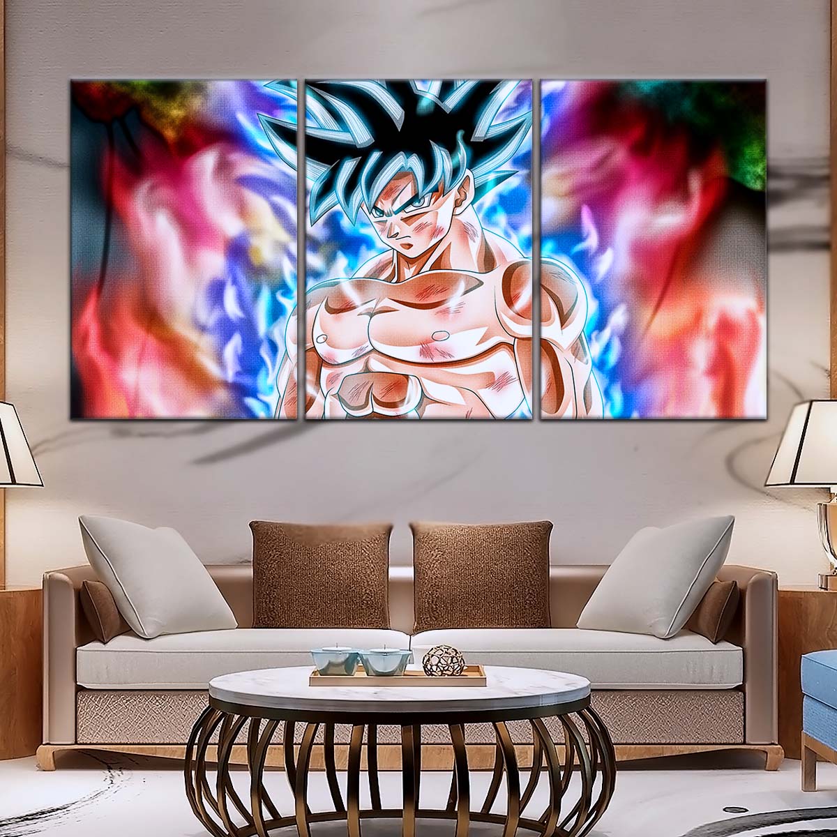 Dragon Ball Wall Art - DR5093 - Mastered Ultra Instinct Goku - Dragon Ball Super - Dragon Ball Poster - Dragon Ball Canvas