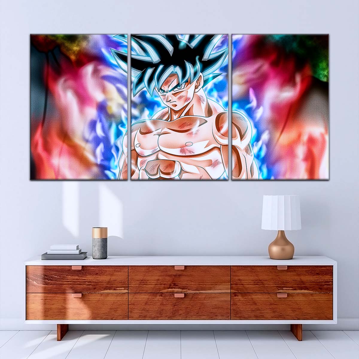 Dragon Ball Wall Art - DR5093 - Mastered Ultra Instinct Goku - Dragon Ball Super - Dragon Ball Poster - Dragon Ball Canvas
