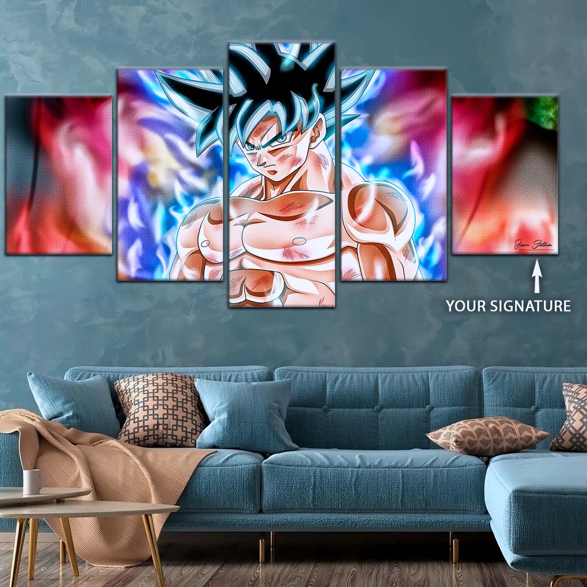 Dragon Ball Wall Art - DR5093 - Mastered Ultra Instinct Goku - Dragon Ball Super - Dragon Ball Poster - Dragon Ball Canvas