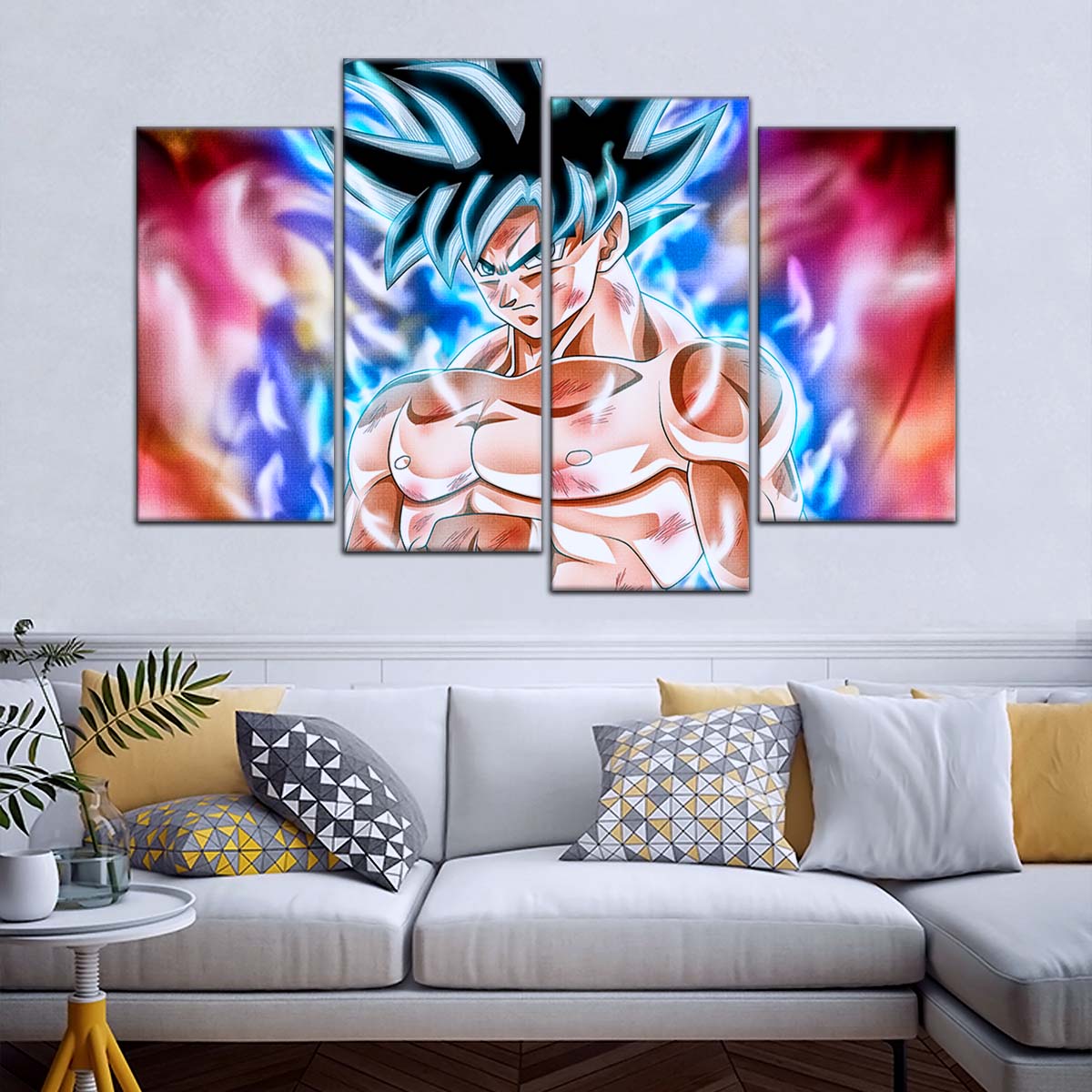 Dragon Ball Wall Art - DR5093 - Mastered Ultra Instinct Goku - Dragon Ball Super - Dragon Ball Poster - Dragon Ball Canvas