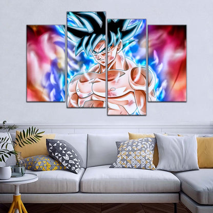 Dragon Ball Wall Art - DR5093 - Mastered Ultra Instinct Goku - Dragon Ball Super - Dragon Ball Poster - Dragon Ball Canvas