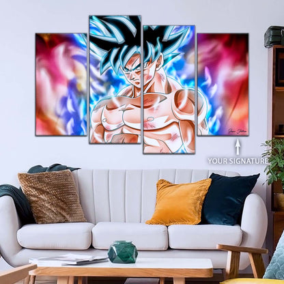 Dragon Ball Wall Art - DR5093 - Mastered Ultra Instinct Goku - Dragon Ball Super - Dragon Ball Poster - Dragon Ball Canvas