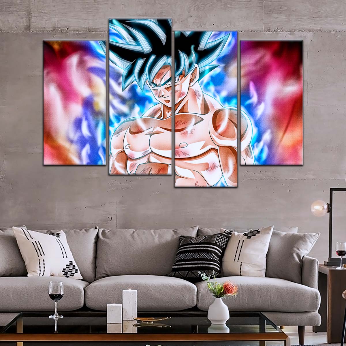 Dragon Ball Wall Art - DR5093 - Mastered Ultra Instinct Goku - Dragon Ball Super - Dragon Ball Poster - Dragon Ball Canvas