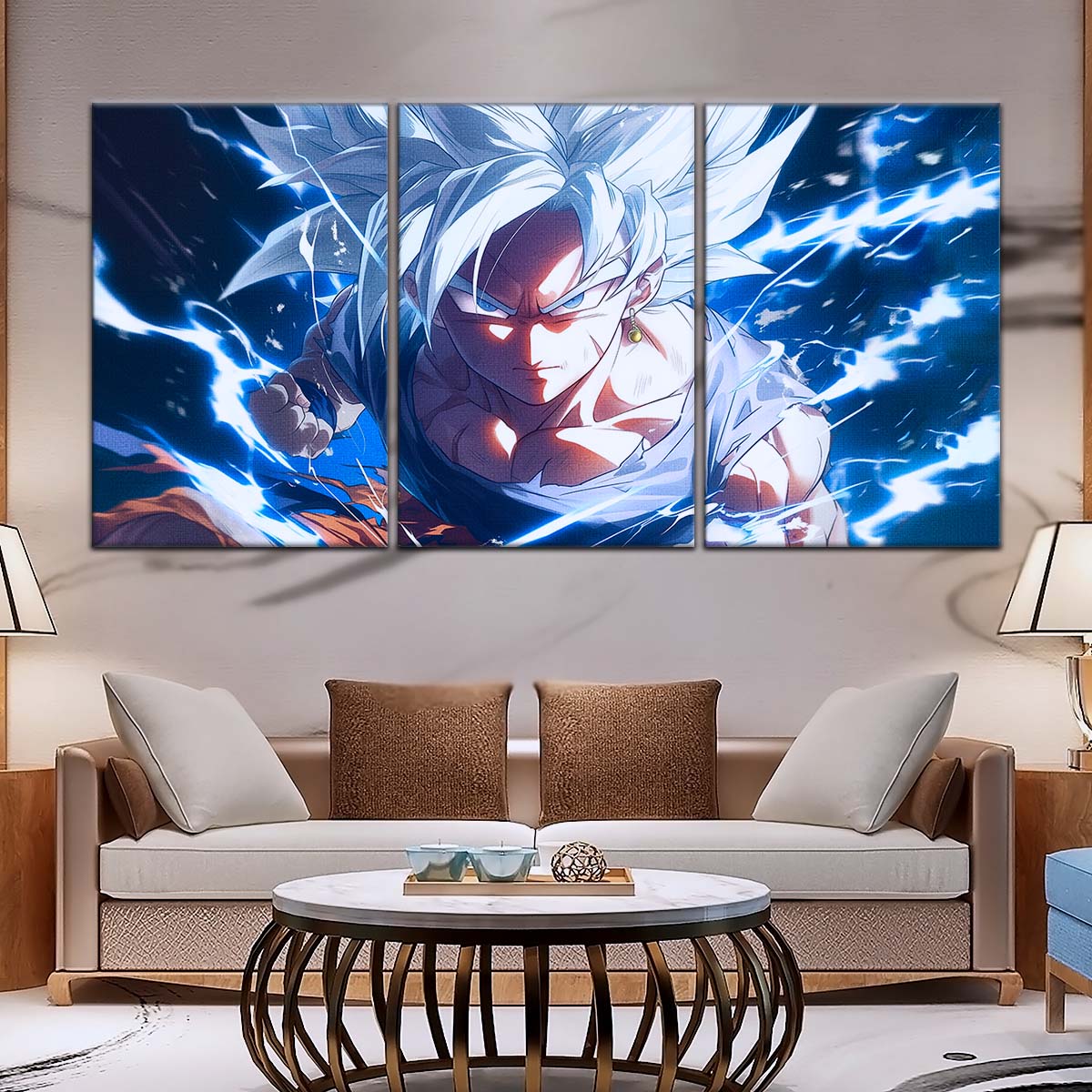 Dragon Ball Wall Art - DR5094 - Mastered Ultra Instinct Goku - Dragon Ball Super - Dragon Ball Poster - Dragon Ball Canvas